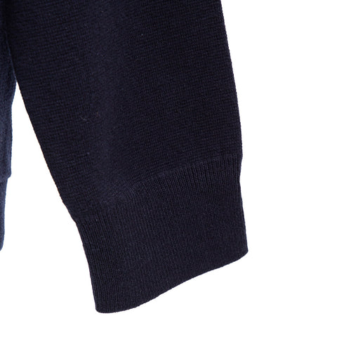 Norse Projects Bjarne Merino Cotton Milano Full Zip Jacket Dark Navy N45-05857004 Degli Uberti